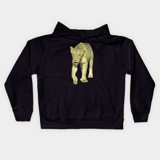 Lioness on the catwalk in Kenya / Africa Kids Hoodie